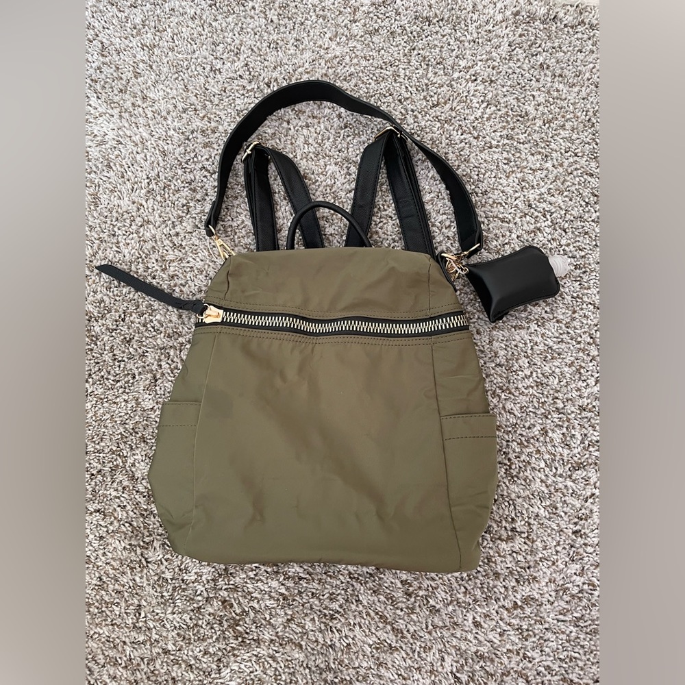 Dream Control Convertible Olive Green Backpack